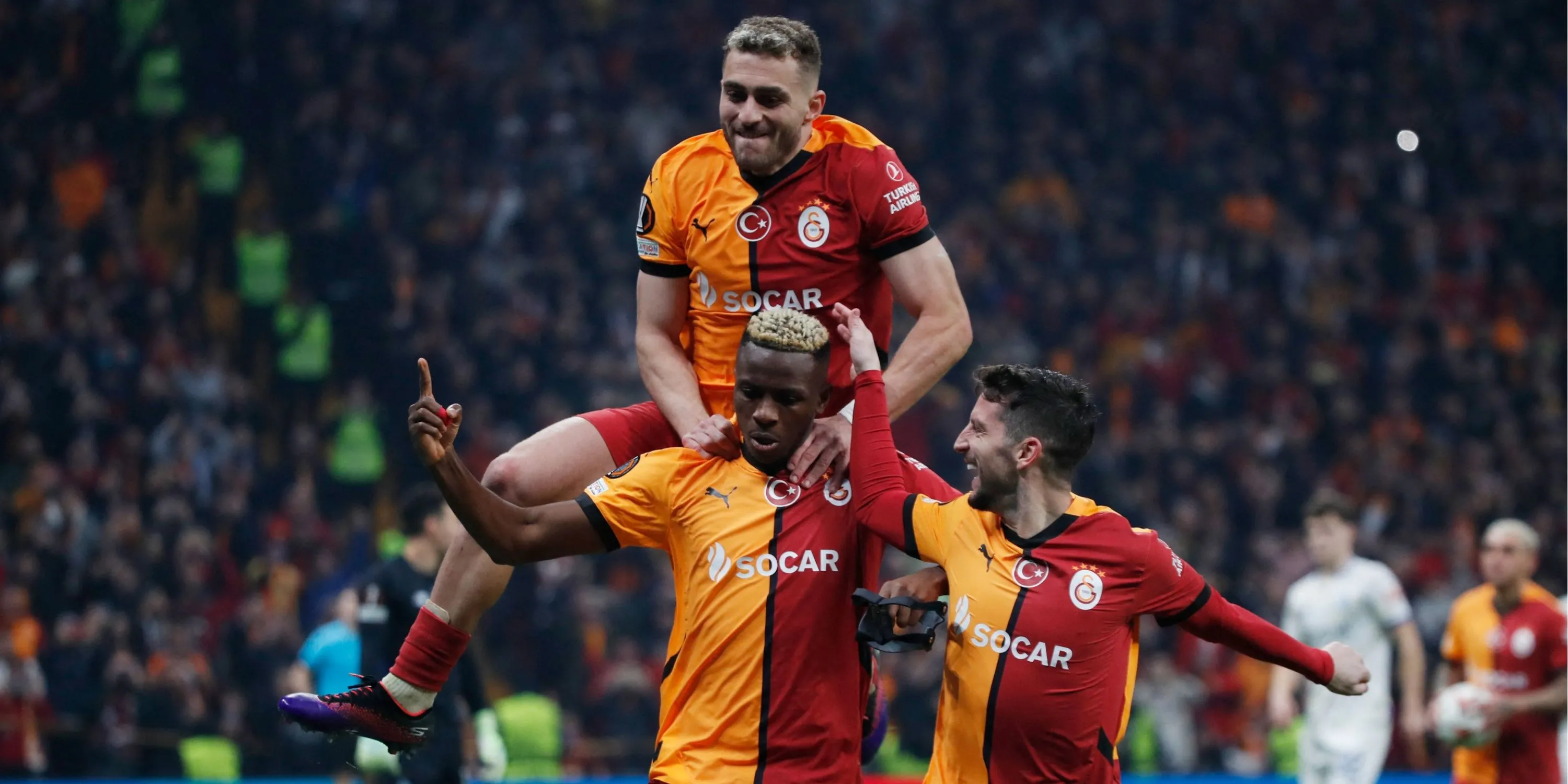 Baris Alper Yilmaz, mục tiêu chuyển nhượng của Aston Villa, thi đấu cho Galatasaray