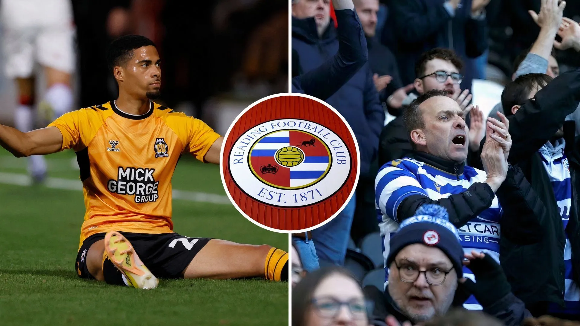 Harvey Knibbs giao lưu cùng người hâm mộ Reading FC sau tin tức tiếp quản.
