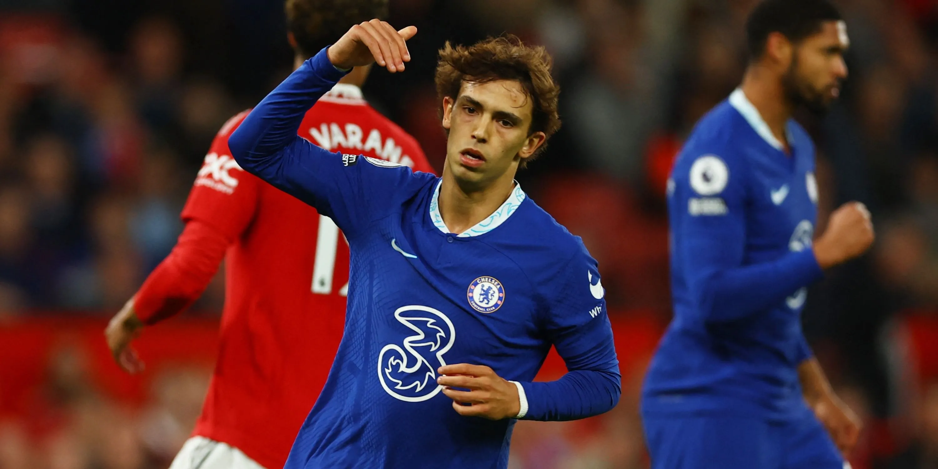 Joao Felix ăn mừng bàn thắng trong thời gian được cho mượn tại Chelsea