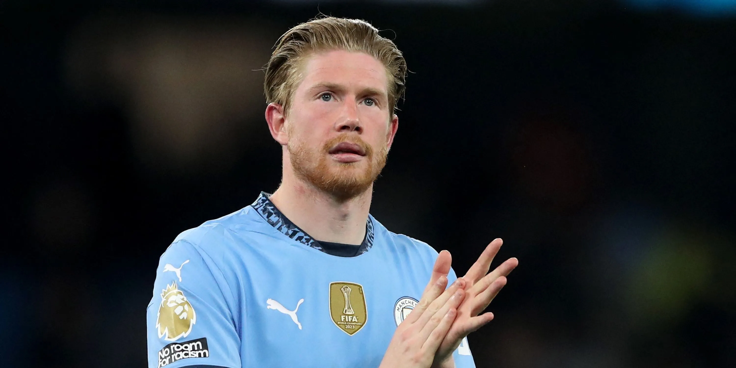 Kevin De Bruyne ăn mừng cuồng nhiệt sau trận đấu của Manchester City