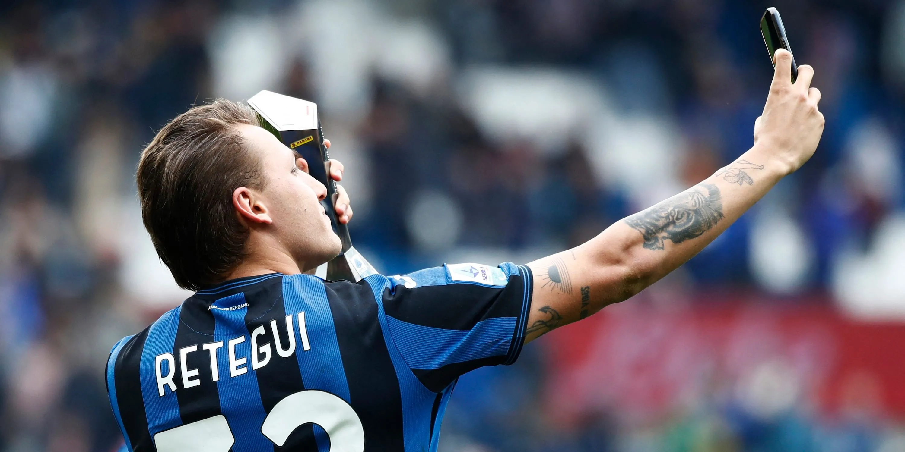 Mateo Retegui của Atalanta nhận giải Cầu thủ xuất sắc nhất trận