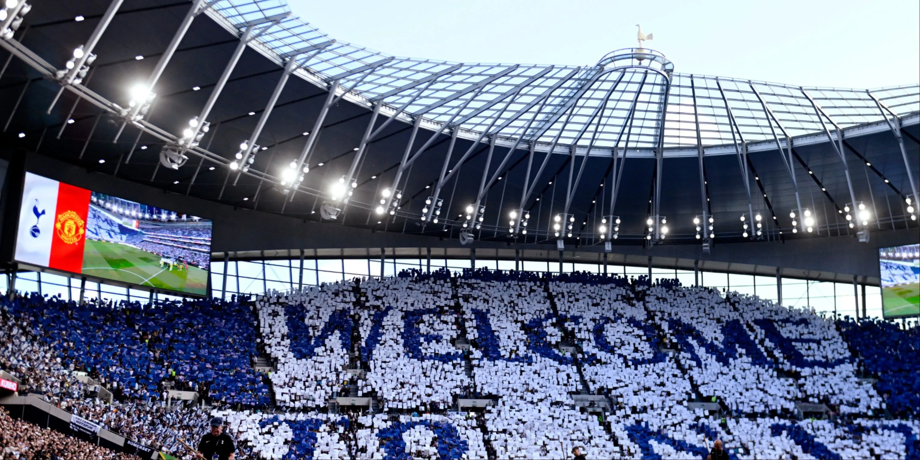 Một góc nhìn tổng quan về sân vận động Tottenham Hotspur hùng vĩ