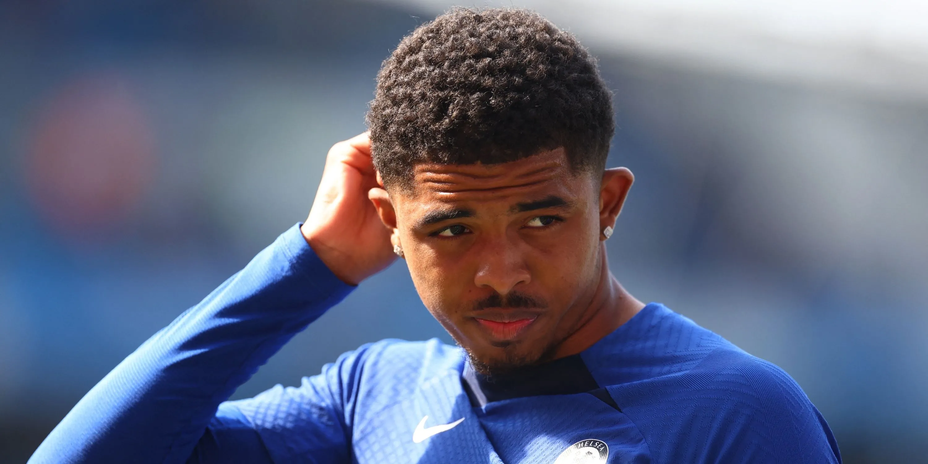 Trung vệ Wesley Fofana trong màu áo Chelsea trước khi dính chấn thương