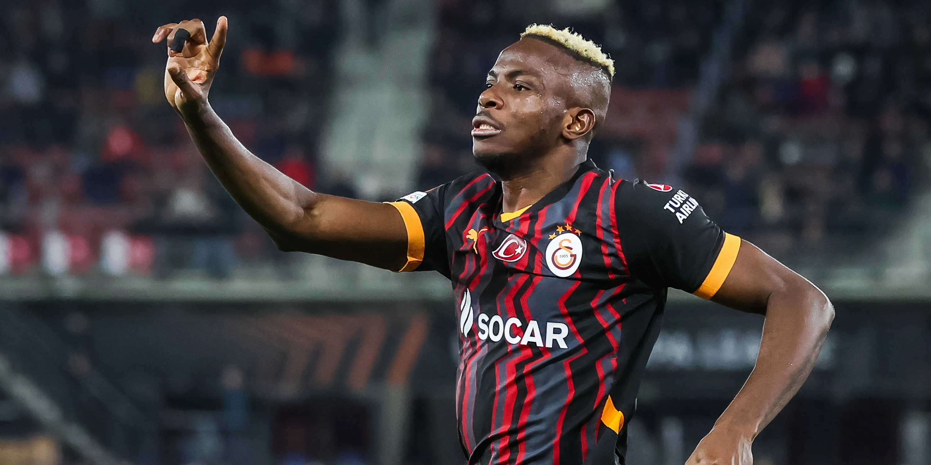 Victor Osimhen ăn mừng bàn thắng cho Galatasaray