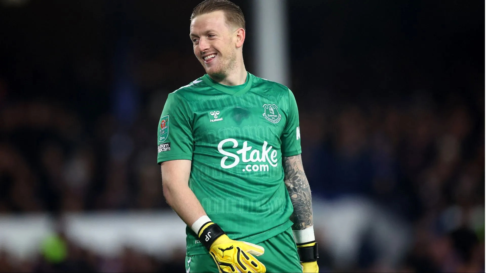 Jordan Pickford, thủ môn số 1 của Everton