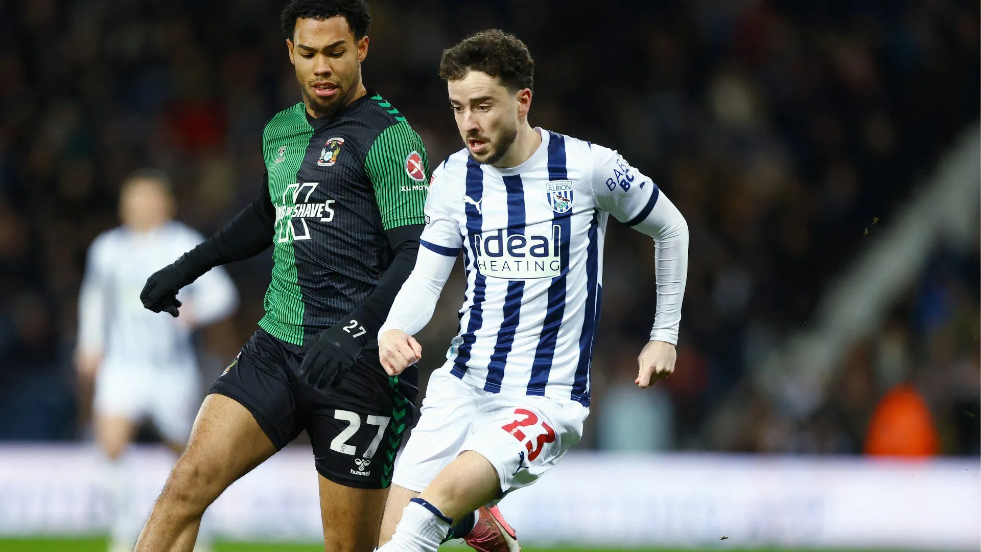 Mikey Johnston trong màu áo West Brom tại Championship