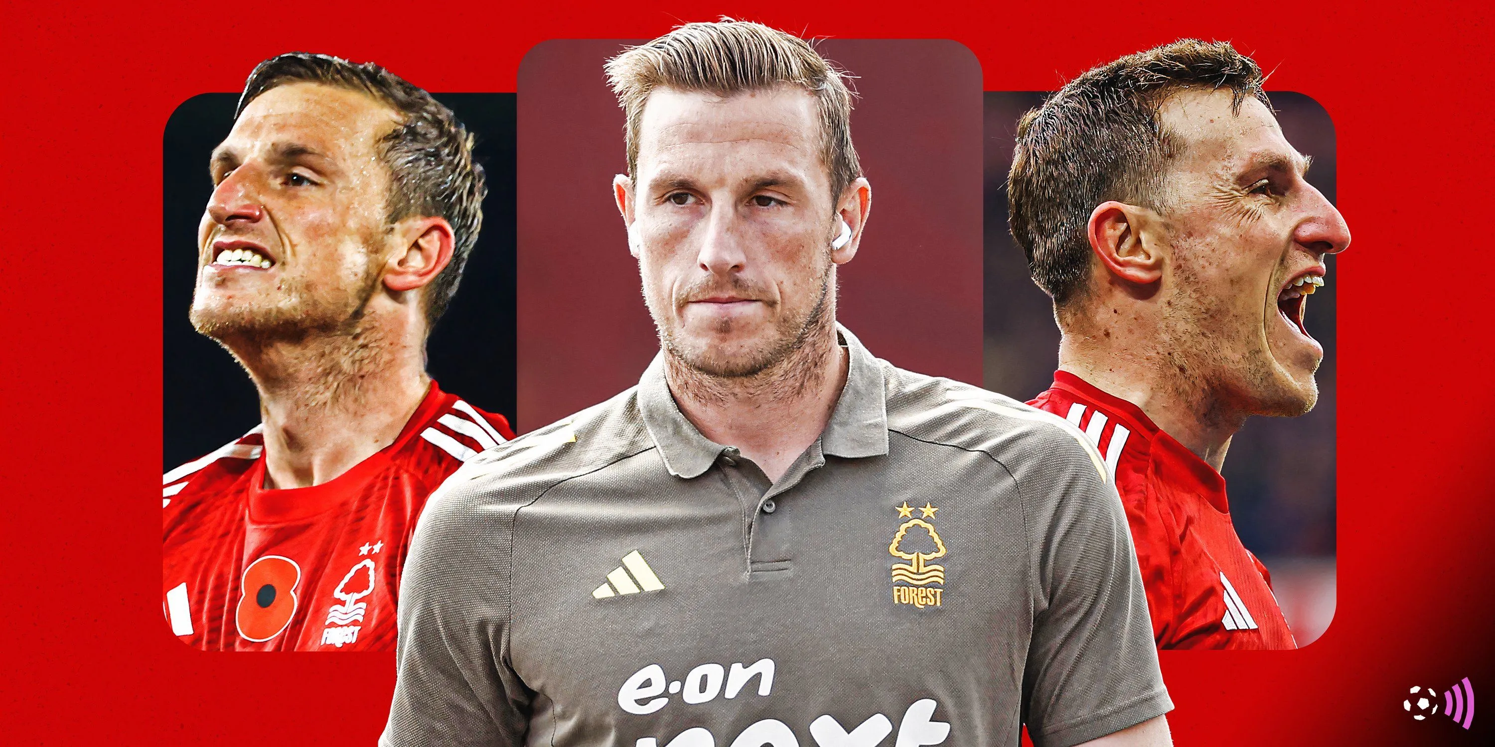 Chris Wood ăn mừng bàn thắng cho Nottingham Forest tại Premier League