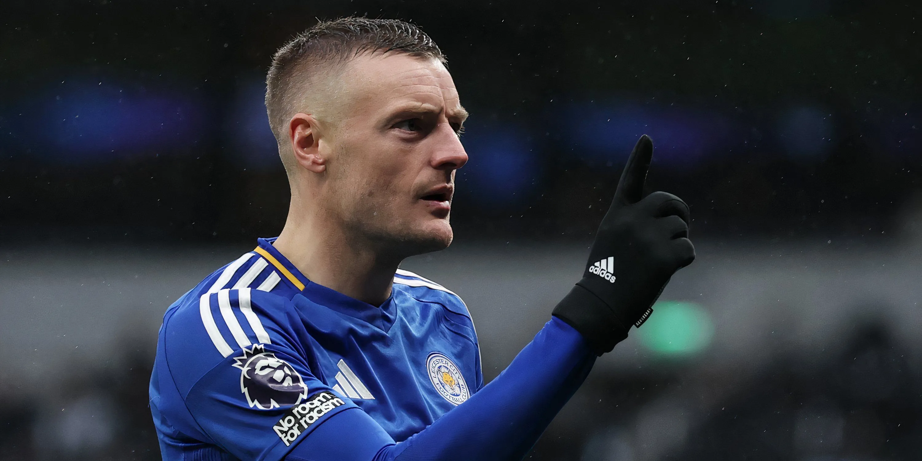 Jamie Vardy trong màu áo Leicester City tại Premier League