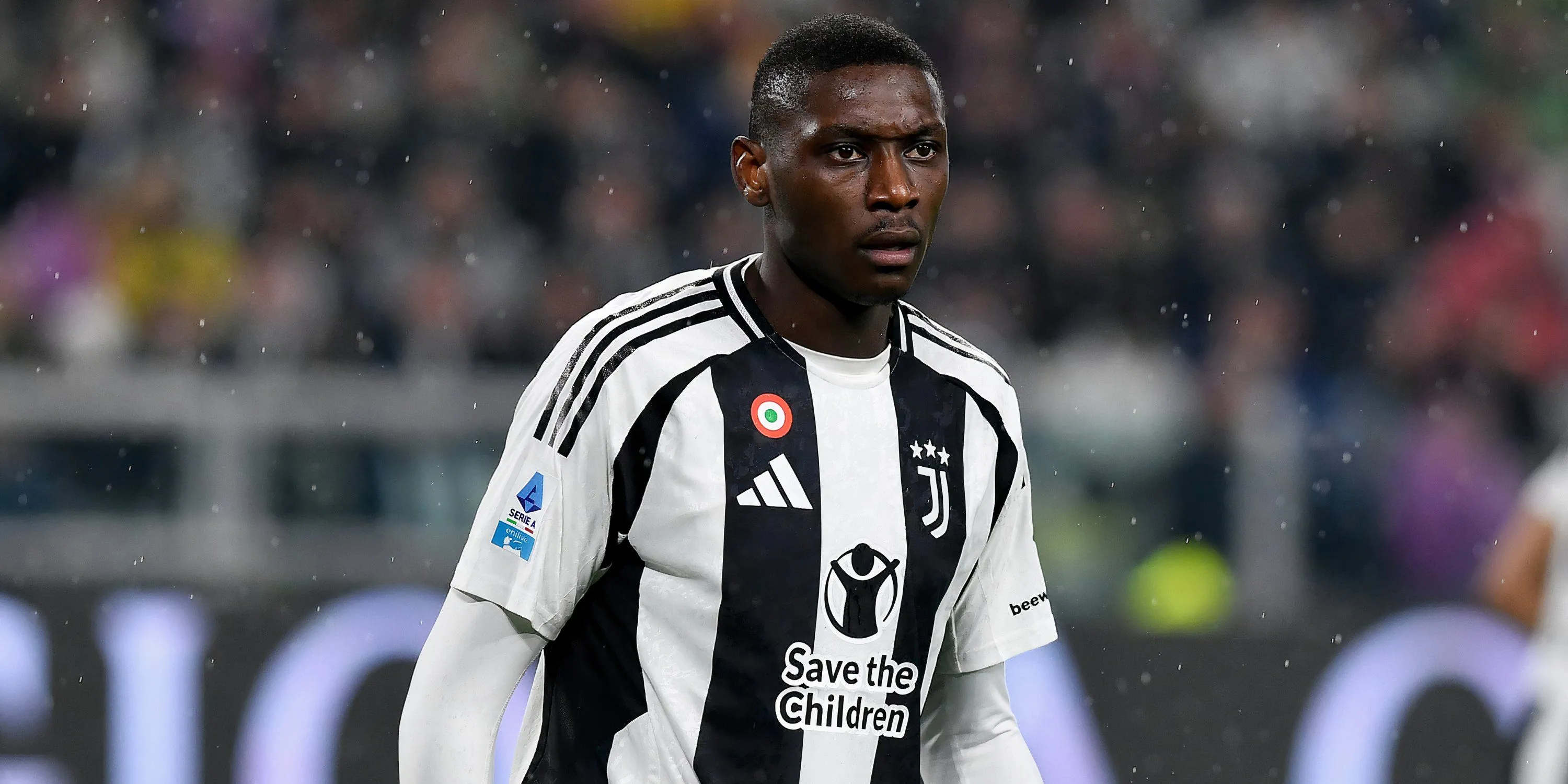 Tiền đạo Randal Kolo Muani trong màu áo Juventus, cầu thủ được Tottenham mượn từ PSG.