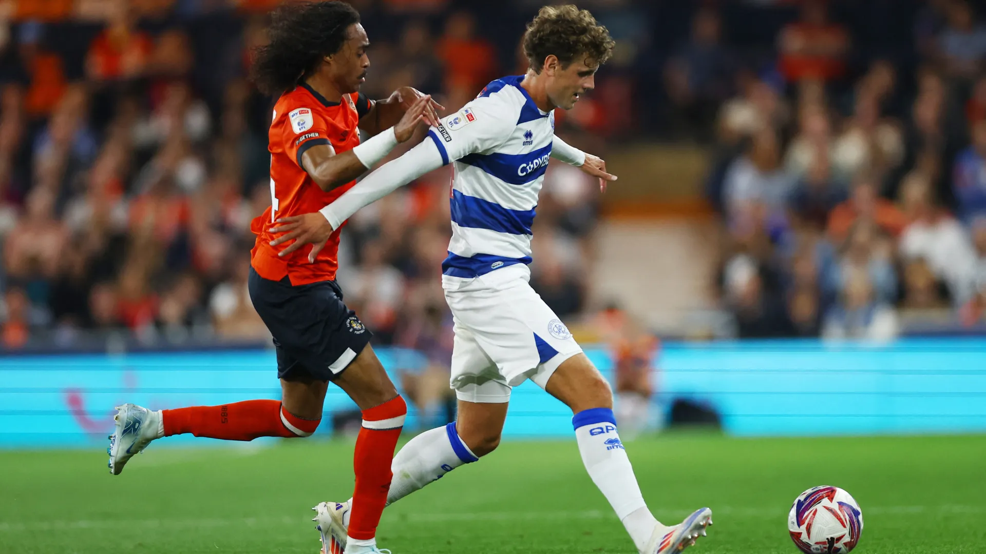 Nicolas Madsen trong màu áo QPR tỏa sáng ở trận gặp Swansea